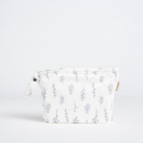 EcoNaps Mid Wet Bag-Wet Bag-EcoNaps-Grey Folk Botanical-The Nappy Market