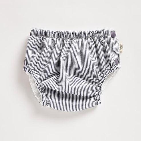 EcoNaps Swim Nappy-Swim Nappy-EcoNaps-Small-Indigo Pinstripe-The Nappy Market