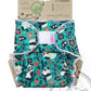 Petit Lulu Maxi Night Nappy Fluffy Organic Velcro-Fitted Nappy-Petit Lulu-Faddy Panda-The Nappy Market