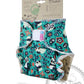 Petit Lulu Maxi Night Nappy Fluffy Organic Velcro-Fitted Nappy-Petit Lulu-Faddy Panda-The Nappy Market