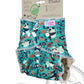 Petit Lulu Maxi Night Nappy Fluffy Organic Snaps-Fitted Nappy-Petit Lulu-Faddy Panda-The Nappy Market