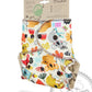 Petit Lulu Maxi Night Nappy Fluffy Organic Snaps-Fitted Nappy-Petit Lulu-Faddy Panda-The Nappy Market