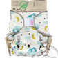 Petit Lulu Maxi Night Nappy Fluffy Organic Velcro-Fitted Nappy-Petit Lulu-Siesta in the Zoo-The Nappy Market