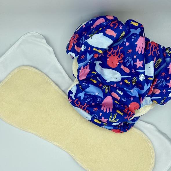 Brainy Bums Bubble Pants AIO Night Nappy-Night Nappy-Brainy Bums-Dinosnore-The Nappy Market