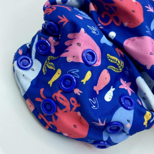 Brainy Bums Bubble Pants AIO Night Nappy-Night Nappy-Brainy Bums-Under the Sea-The Nappy Market