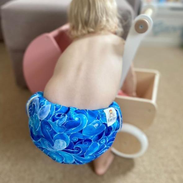 Brainy Bums Bubble Pants AIO Night Nappy-Night Nappy-Brainy Bums-Oyashio-The Nappy Market