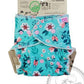Petit Lulu Maxi Night Nappy Fluffy Organic Snaps-Fitted Nappy-Petit Lulu-Ladybirds in the Meadow-The Nappy Market