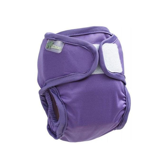 Little Lamb Nappy Wrap Size 2-Wrap-Little Lamb-Grape-The Nappy Market