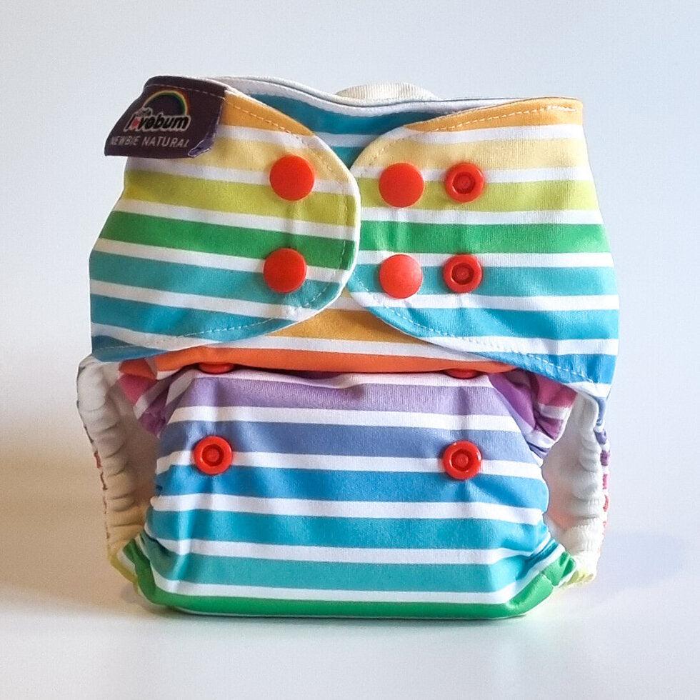 Little Lovebum - Newbie Natural Organic All-in-One Newborn Nappy-All in One Nappy-Little Love Bum-Candy-The Nappy Market