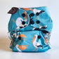Little Lovebum - Newbie Natural Organic All-in-One Newborn Nappy-All in One Nappy-Little Love Bum-Pelican-The Nappy Market