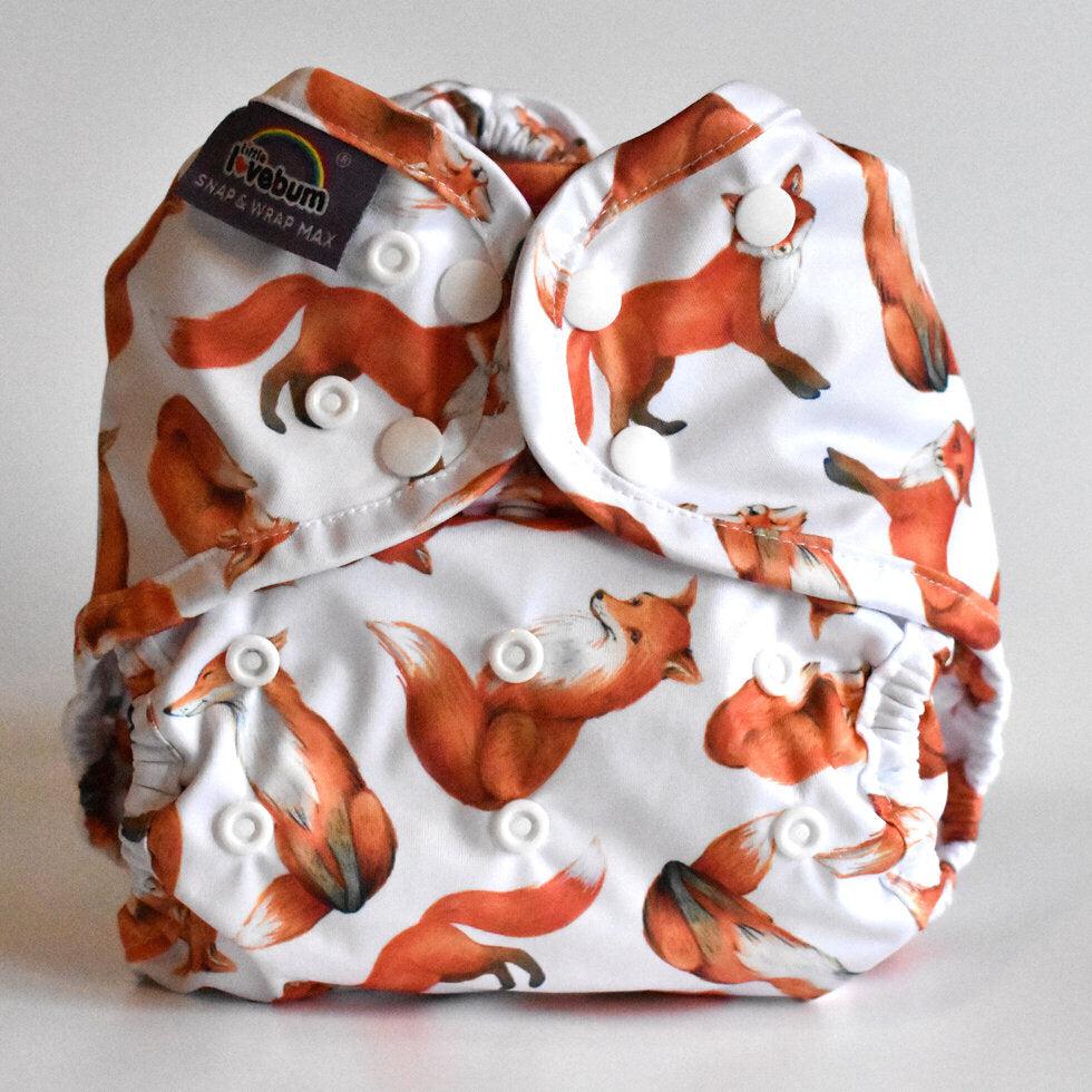 Little Lovebum Snap and Wrap Max Nappy Cover 10-40lbs-Wrap-Little Love Bum-Rufus-The Nappy Market