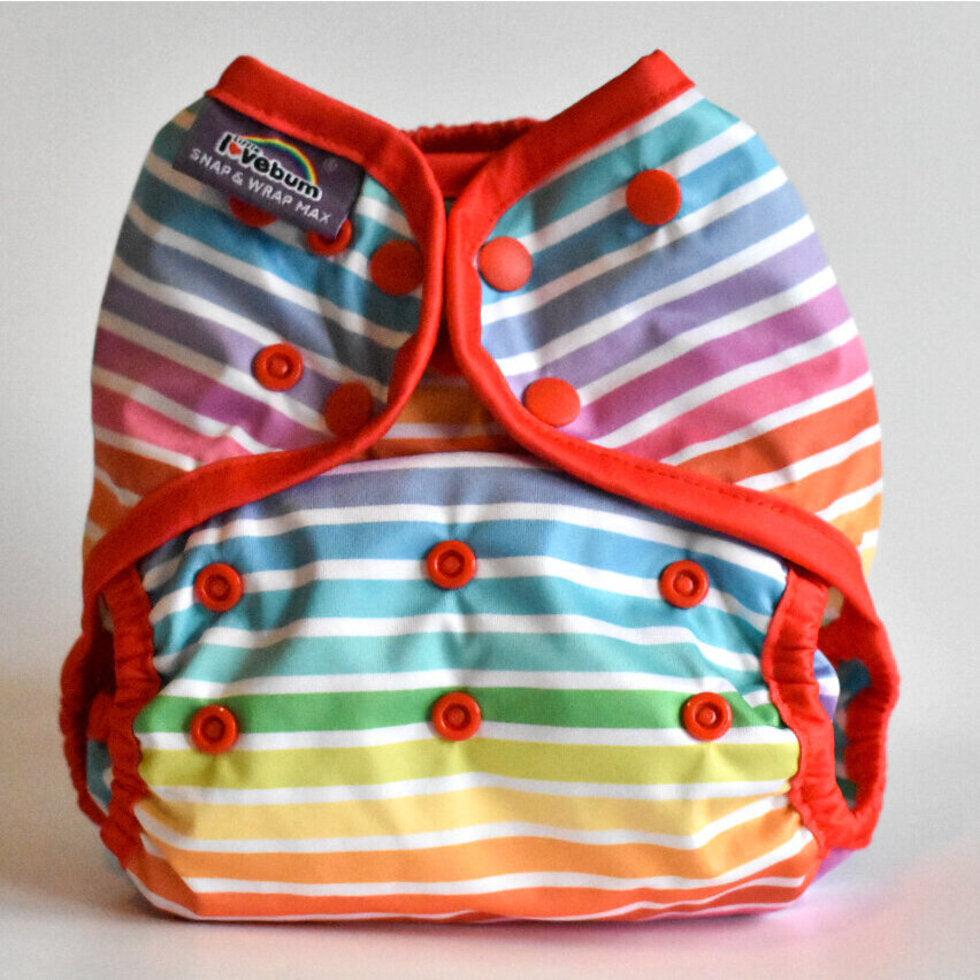 Little Lovebum Snap and Wrap Max Nappy Cover 10-40lbs-Wrap-Little Love Bum-Candy-The Nappy Market