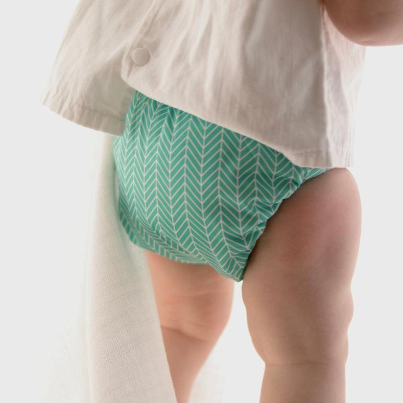 Little Love Bum Everyday V2 Hemp and Bamboo All-in-One Nappy-All In One Nappy-Little Love Bum-Mint-The Nappy Market