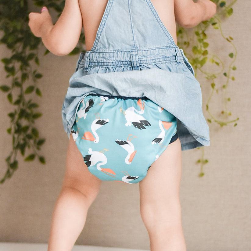 Little Love Bum Everyday V2 Hemp and Bamboo All-in-One Nappy-All In One Nappy-Little Love Bum-Peilcan-The Nappy Market