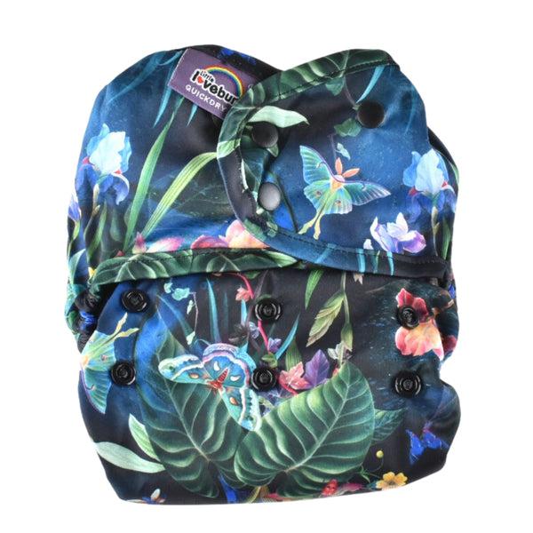 Little Lovebum Quickdry V2 All-in-One Nappy-All In One Nappy-Little Love Bum-Jungle Jewel-The Nappy Market