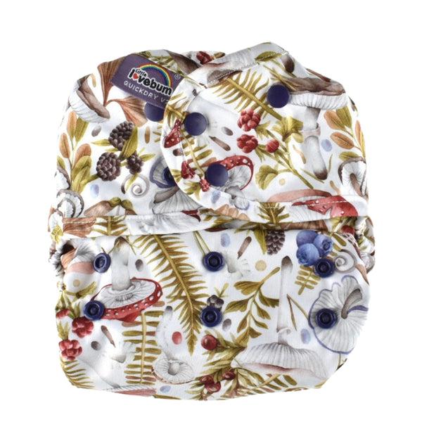 Little Lovebum Quickdry V2 All-in-One Nappy-All In One Nappy-Little Love Bum-Forest Fruit-The Nappy Market