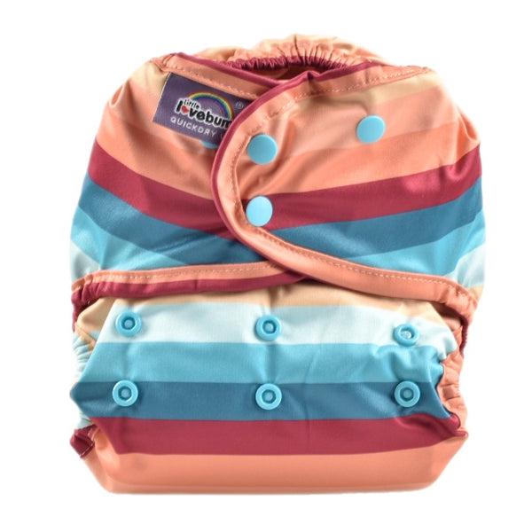 Little Lovebum Quickdry V2 All-in-One Nappy-All In One Nappy-Little Love Bum-A New Dawn-The Nappy Market
