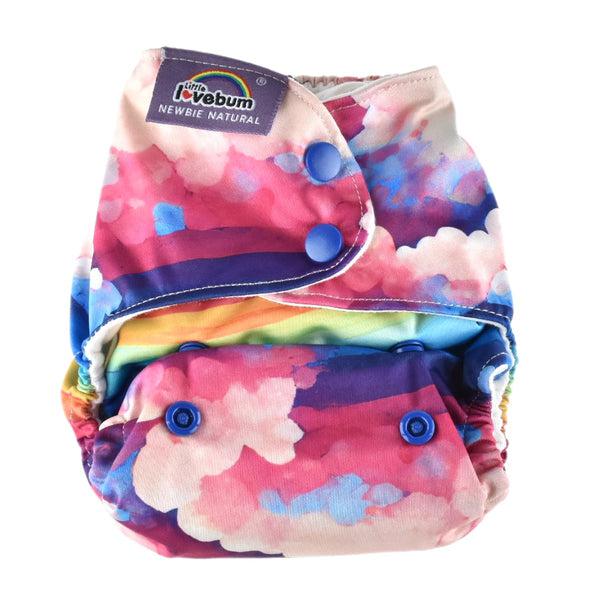Little Lovebum - Newbie Natural Organic All-in-One Newborn Nappy-All In One Nappy-Little Love Bum-Dreamland-The Nappy Market