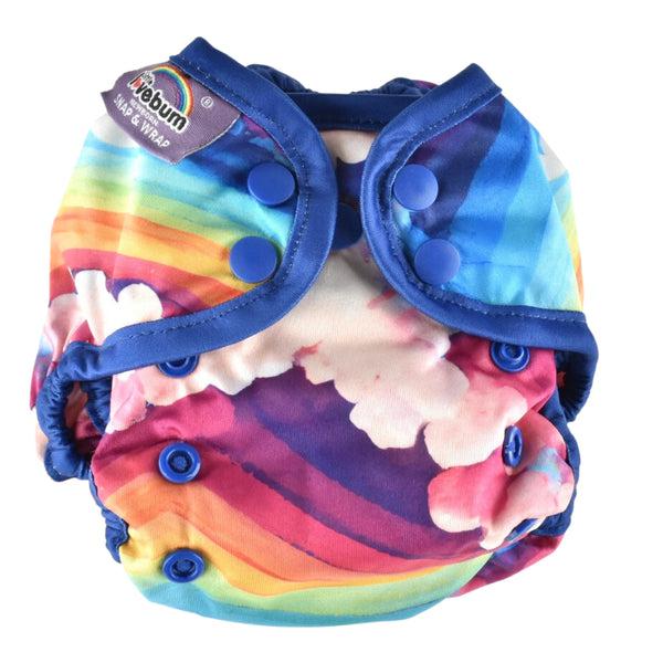Little Lovebum - Snap and Wrap Newborn Nappy Cover-All In One Nappy-Little Love Bum-Dreamland-The Nappy Market