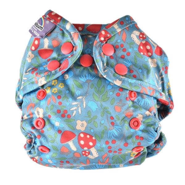 Little Lovebum - Snap and Wrap Newborn Nappy Cover-All In One Nappy-Little Love Bum-Sherwood-The Nappy Market
