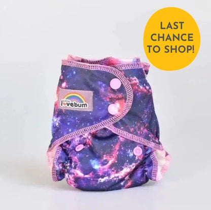 Little Lovebum - Newbie Natural Organic All-in-One Newborn Nappy CLEARANCE-All in One Nappy-Little Love Bum-A New Dawn-The Nappy Market