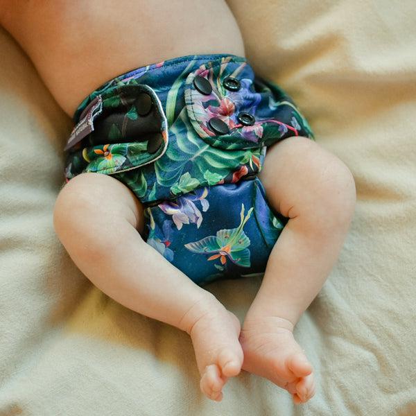 Little Lovebum - Newbie Natural Organic All-in-One Newborn Nappy-All In One Nappy-Little Love Bum-A New Dawn-The Nappy Market