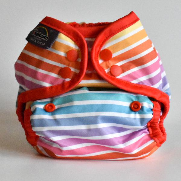 Little Lovebum - Snap and Wrap Newborn-All In One Nappy-Little Love Bum-Candy-The Nappy Market
