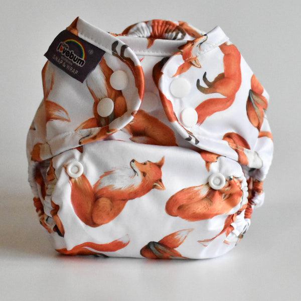 Little Lovebum - Snap and Wrap Newborn-All In One Nappy-Little Love Bum-Rufus-The Nappy Market