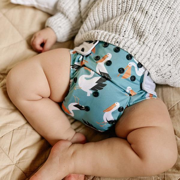 Little Lovebum Popper Pocket V3 Nappy-Pocket Nappy-Little Love Bum-Paradise-The Nappy Market