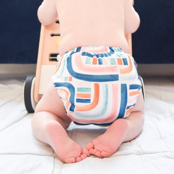 Little Lovebum Popper Pocket V3 Nappy-Pocket Nappy-Little Love Bum-Paradise-The Nappy Market