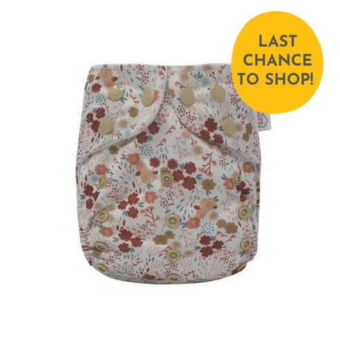 Modern Cloth Nappies Duo Pocket Nappy-Pocket Nappy-Modern Cloth Nappies-Flower Garden-The Nappy Market