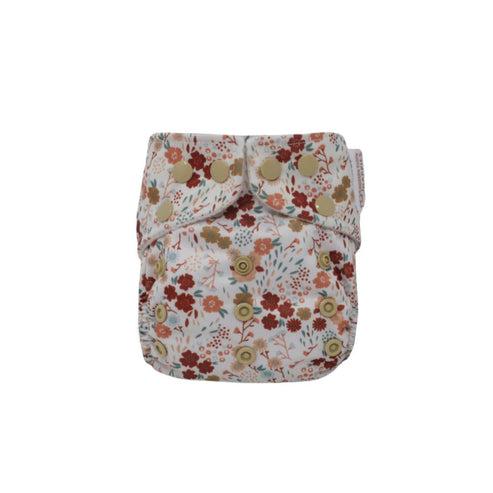 Modern Cloth Nappies Newborn Nappy-Modern Cloth Nappies-Flower Garden-The Nappy Market
