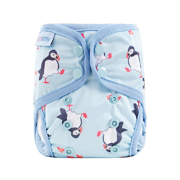 EcoKinly Newborn Reusable Nappy-All in Two Nappy-Ecokinly-Saltee-The Nappy Market