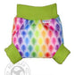 Petit Lulu Pull Up Nappy Cover Medium-Wrap-Petit Lulu-Rainbow Flames-The Nappy Market