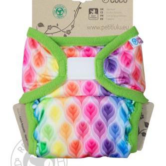 Petit Lulu Maxi XL Nappy Cover-Nappy Cover-Petit Lulu-Rainbow Flames-The Nappy Market