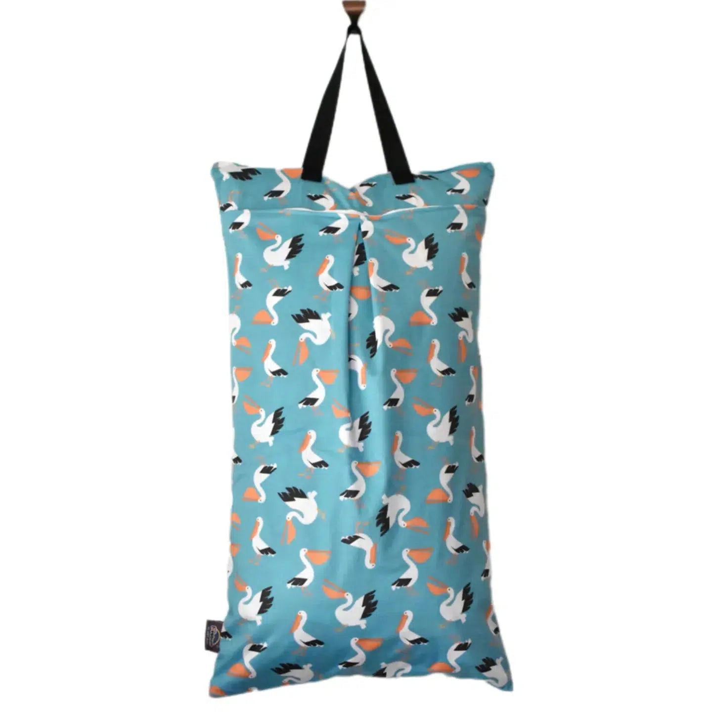 Little Lovebum - XL Hanging Wet Bag-Wet Bag-Little Love Bum-Pelican-The Nappy Market