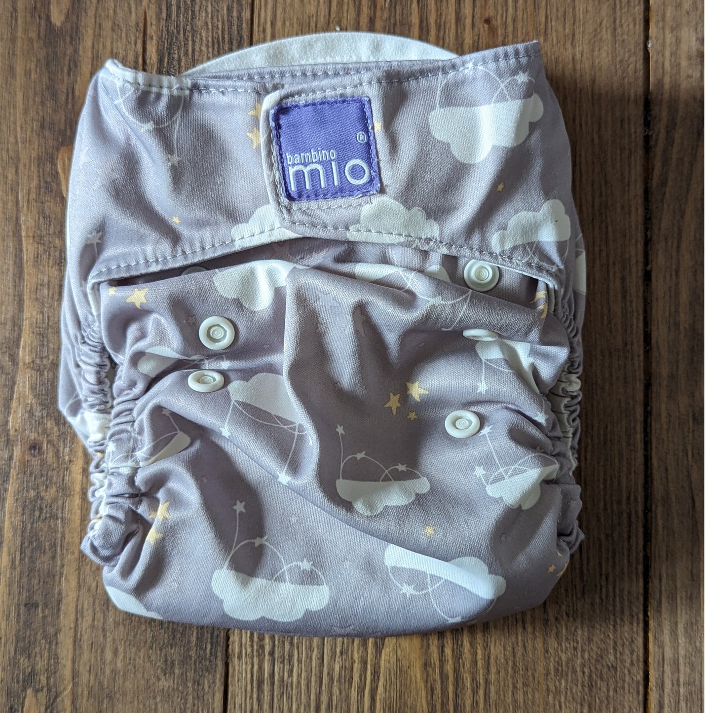 Bambino Mio Solo All in One Nappy-All In One Nappy-Bambio Mio-Clouds-The Nappy Market