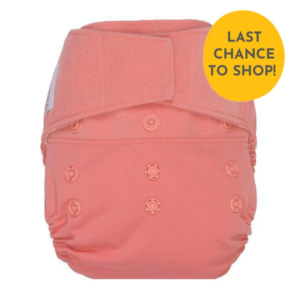 Grovia Hybrid Waterproof Nappy Cover-Wrap-Grovia-Rose-The Nappy Market