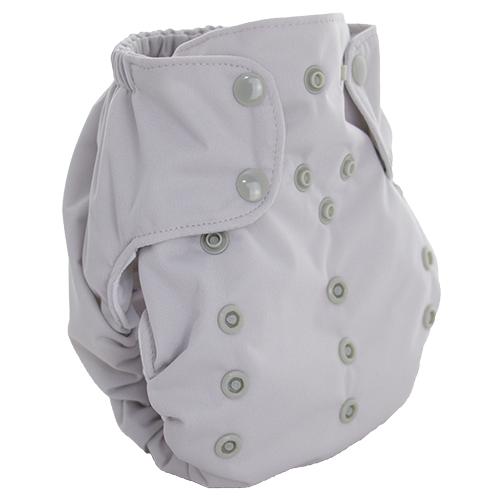 Smart Bottoms - Dream Diaper 2.0 - All in One Organic Cloth Nappy-All in Two Nappy-Smart Bottoms-London Fog-The Nappy Market