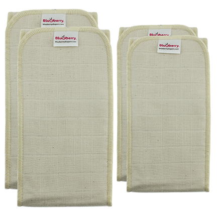 Blueberry Capri Organic Cotton Insert 2 pack-Inserts-Blueberry-Newborn-The Nappy Market