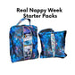 Starter Bundle Real Nappy Week EXCLUSIVE-Bundle-The Nappy Market-Any Pattern Mix-Taster (4 Nappies)-The Nappy Market
