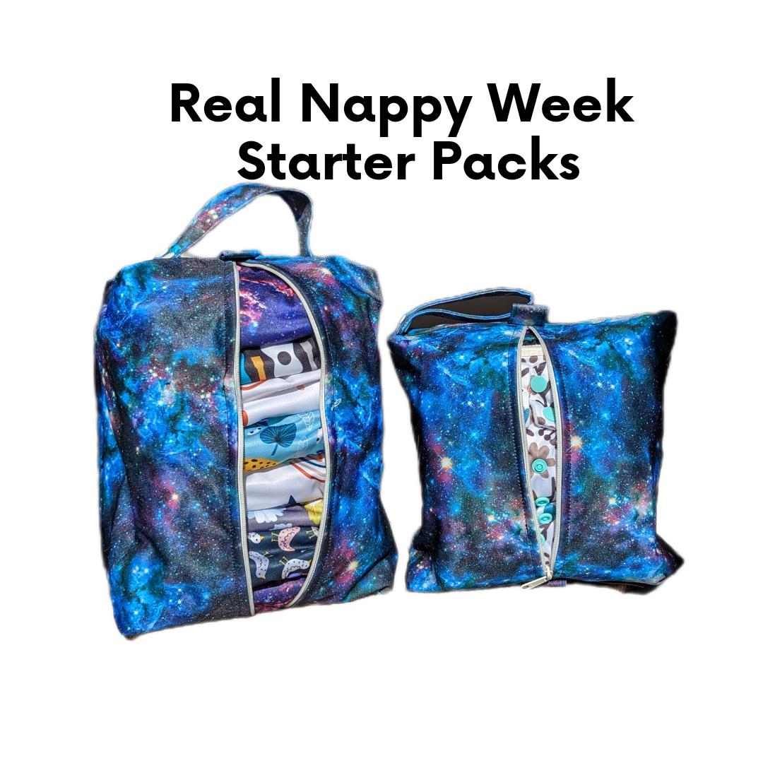 Starter Bundle Real Nappy Week EXCLUSIVE-Bundle-The Nappy Market-Any Pattern Mix-Taster (4 Nappies)-The Nappy Market