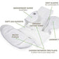 ImseVimse One Size Organic Cotton Nappy-All In One Nappy-ImseVimse-Snowland-The Nappy Market