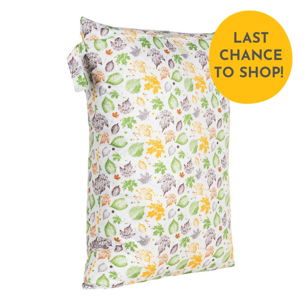 Baba + Boo Large Wet Bag-Wet Bag-Baba & Boo-Leaves-The Nappy Market