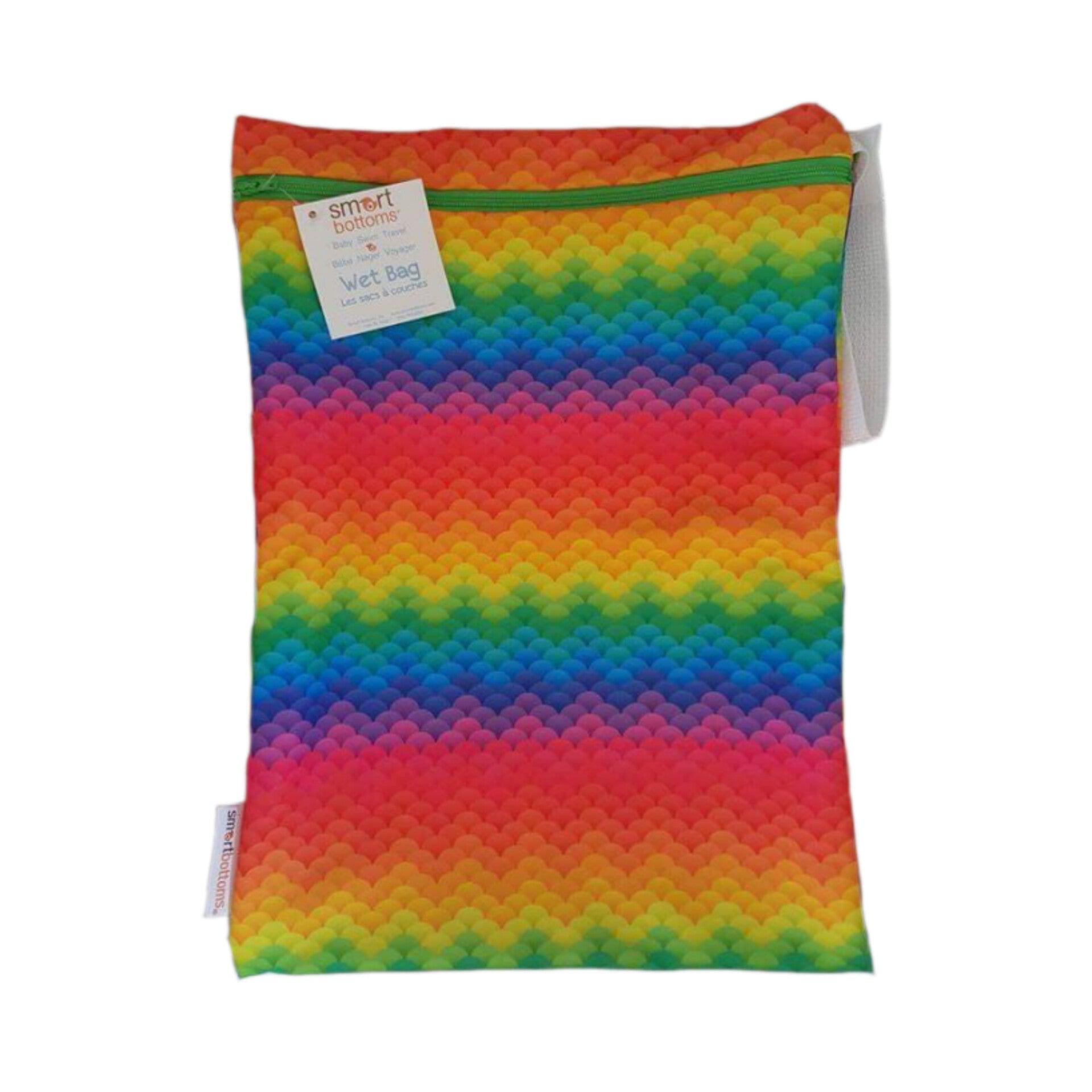 Smart Bottoms On-The-Go Medium Wet Bag-Wet Bag-Smart Bottoms-Rainbow Scales-The Nappy Market
