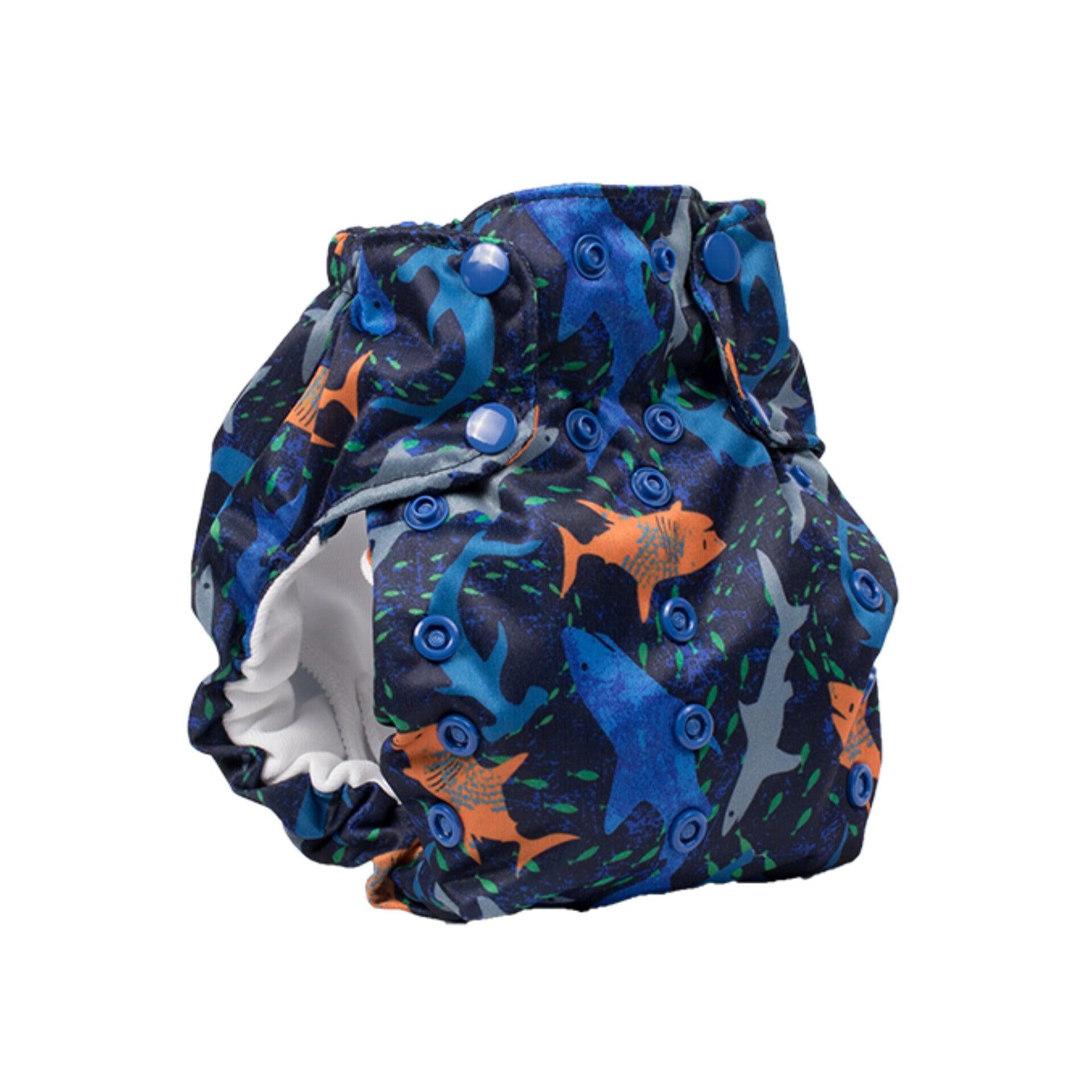 Smart Bottoms 3.1 All in One Organic Cloth Nappy-All In One Nappy-Smart Bottoms-Sharks-The Nappy Market
