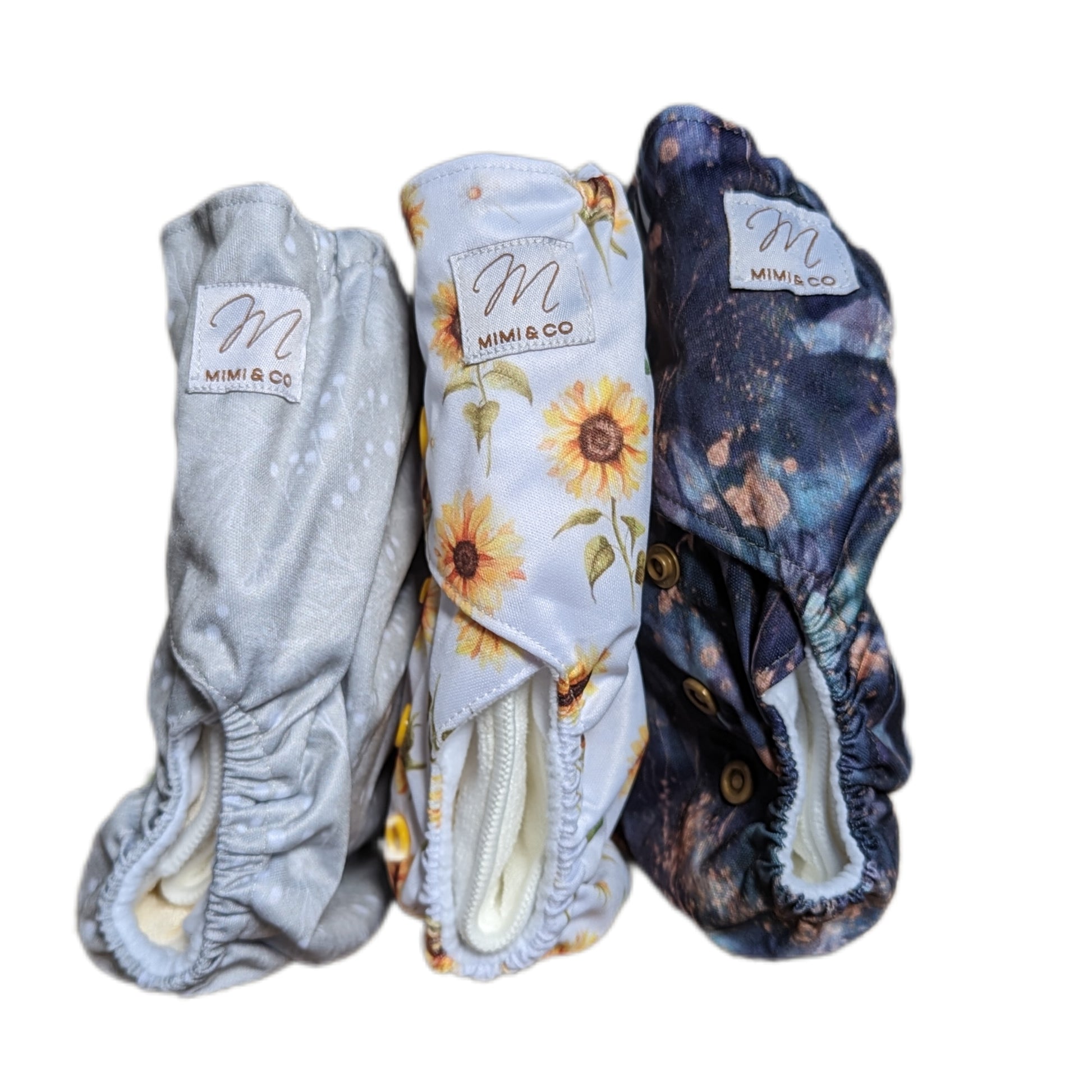 Mimi & Co Basics Pocket Nappy-Pocket Nappy-Mimi & Co-Raspberry Ripple-The Nappy Market