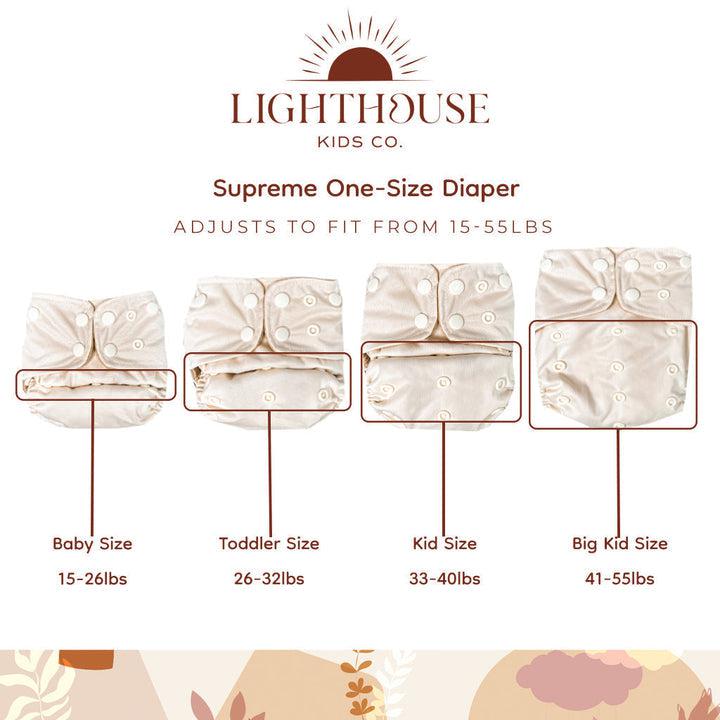 Lighthouse Kids Company Supreme Pocket Nappy 15-55lb-Pocket Nappy-Lighthouse Kids Co-Grimm-The Nappy Market