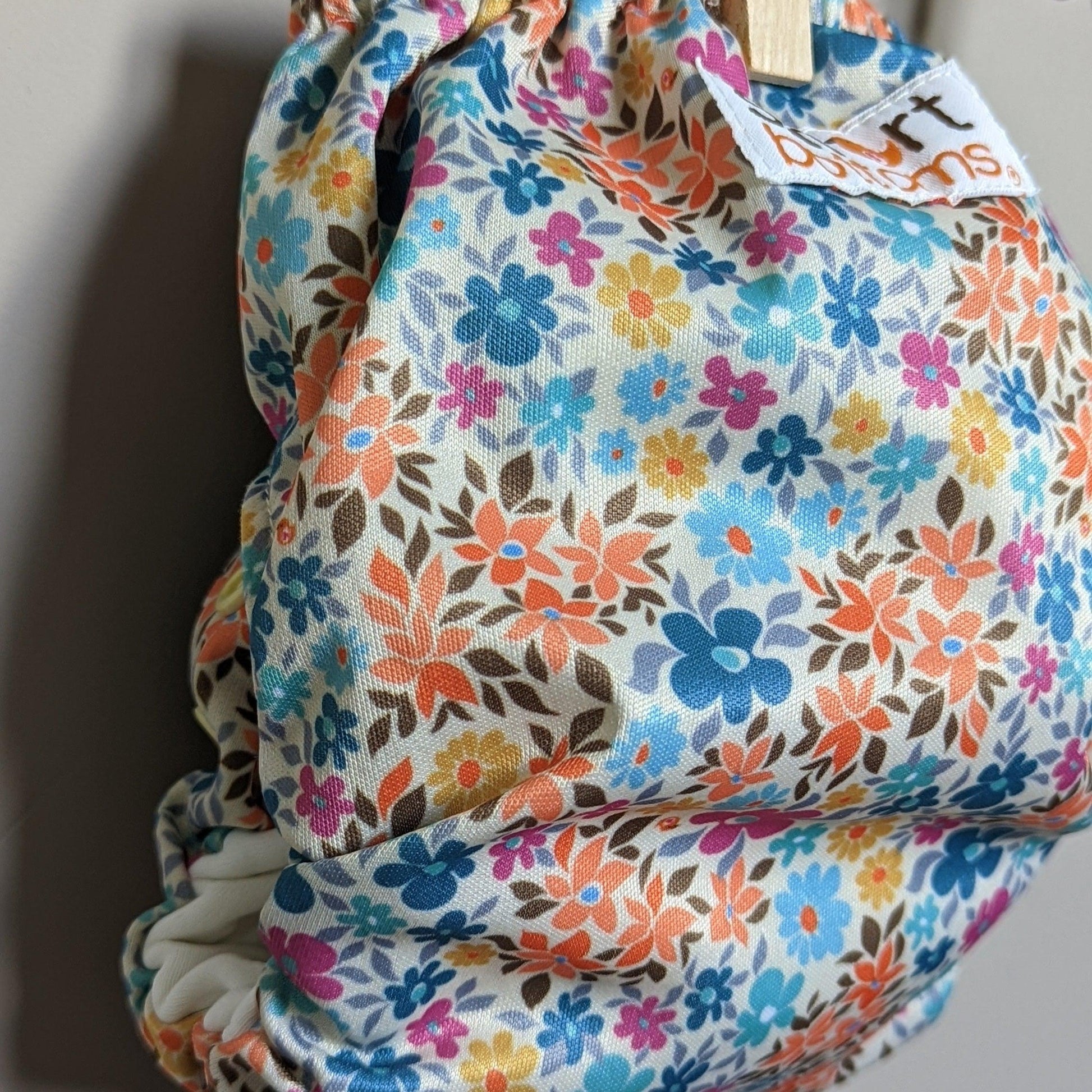 Smart Bottoms Organic 3.1All in One Cloth Nappy (set)-All In One Nappy-Smart Bottoms-Pink Floral (sold out)-The Nappy Market
