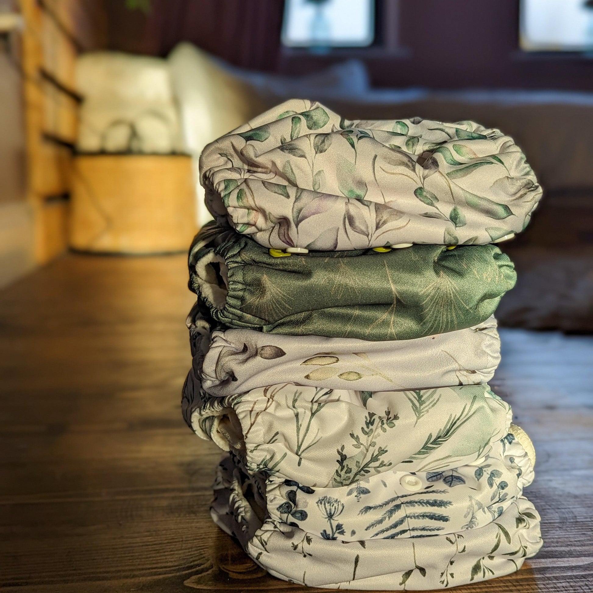 Fiyyah Pokkit Pocket Nappy Purple Sage-Pocket Nappy-Fiyyah-The Nappy Market